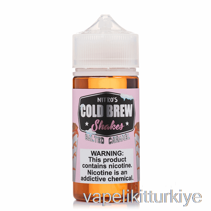 Vape Likit Tuzlu Karamel - Nitros Soğuk Demleme - 100ml 6mg